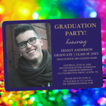 Festa de formatura de Fotos Moderna da Caligrafia 