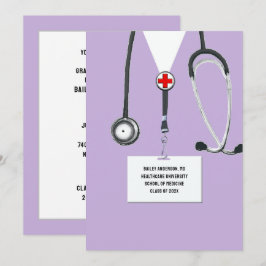 Convite Festa de Formatura de Médico