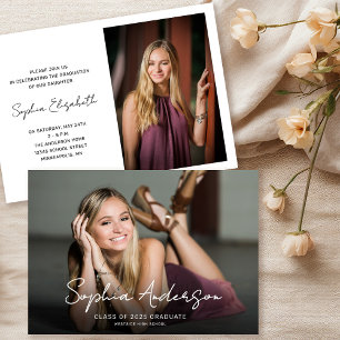 Convite Festa de formatura de Nome de Formando de Script M