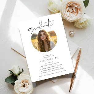 Convite Festa de formatura de Orçamento de Fotografia Oval