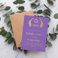 Festa de formatura de ouro roxo 2025