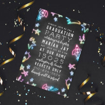 Festa de formatura de Portas Espaciais Neon