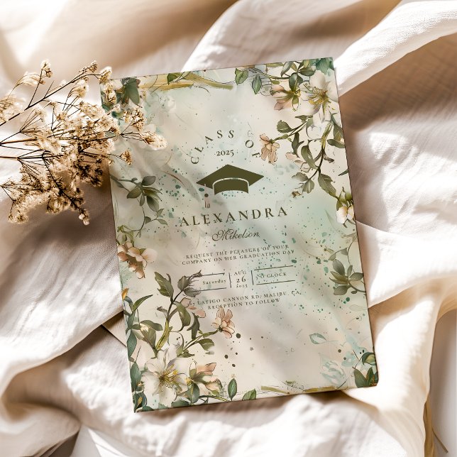 Convite Festa de formatura de Sangue de Flores Selvagens (Criador carregado)