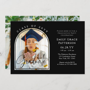 Convite Festa de formatura de Script do Formando de Arch M