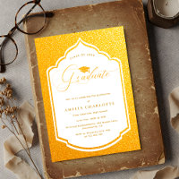 Festa de formatura de Script Dourado Luxuoso
