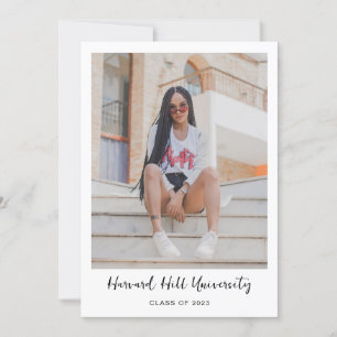 Convite Festa de formatura de Script Mínimo Simples