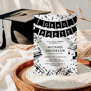 Convite Festa de Formatura Divertida