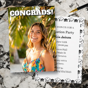 Convite Festa de Formatura do Ensino Médio ou Faculdade
