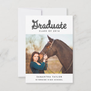 Convite Festa de formatura do Oeste - Miniconvite