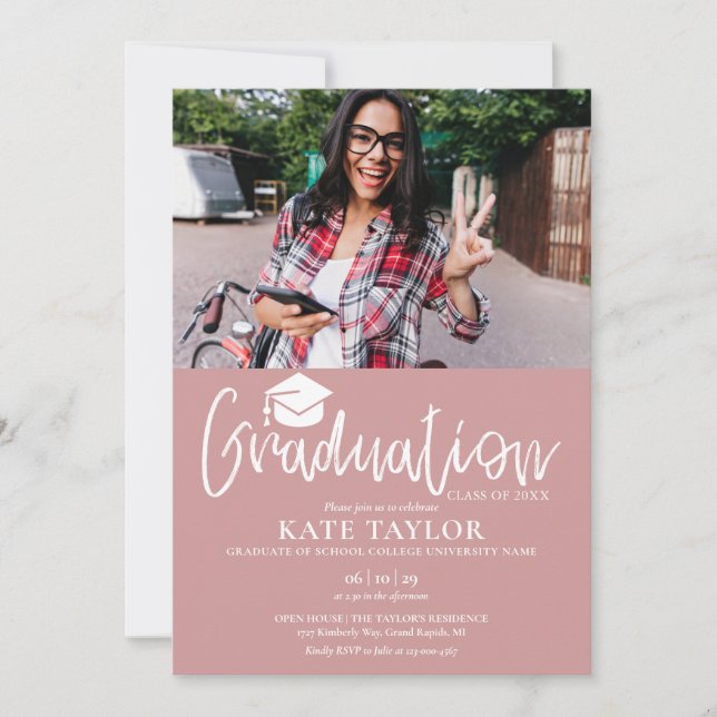 Convite Festa de formatura Dusty 2 Foto (Frente)