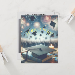 Convite Festa de formatura Elegante Moderna