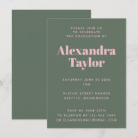 Festa de formatura Estética Verde Cor-de-Rosa