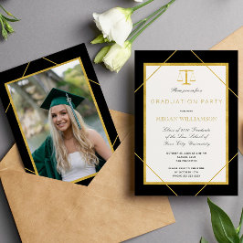 Convite Festa de formatura formando de direito