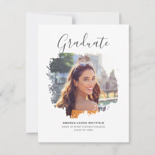 Convite Festa de formatura Geométrica de Foto do Formando 