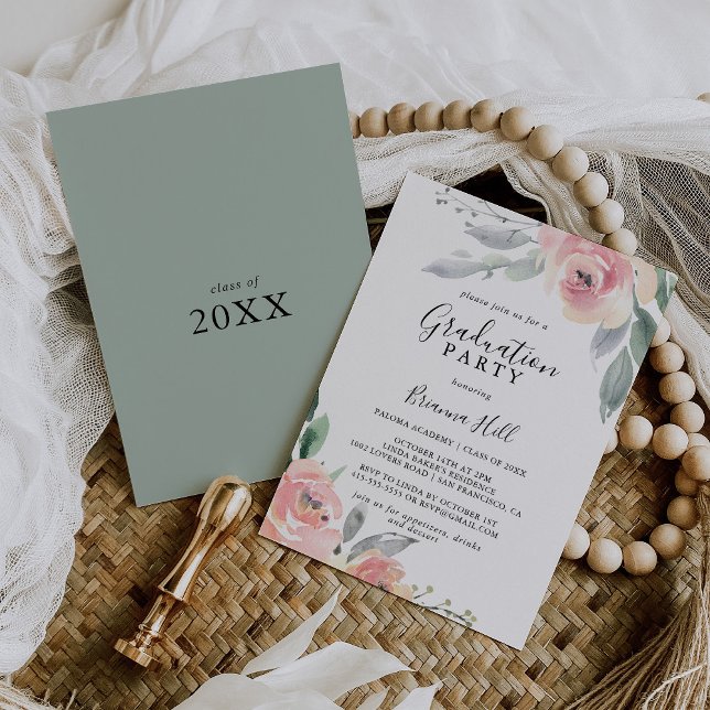 Convite Festa de formatura Invertida Elegante (Criador carregado)
