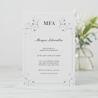 Festa de formatura MFA de Cinza Silver Elegante