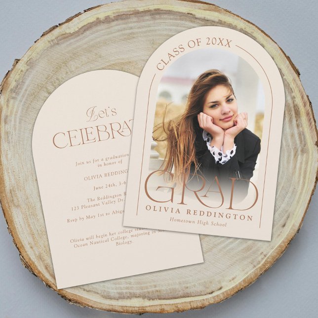 Convite Festa de formatura Mínima de Arca de Fotografias d (Criador carregado)