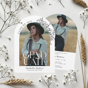 Convite Festa de Formatura Minimalista Elegante