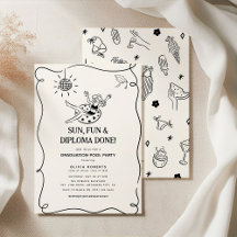 Festa de Formatura na Piscina com Doodle