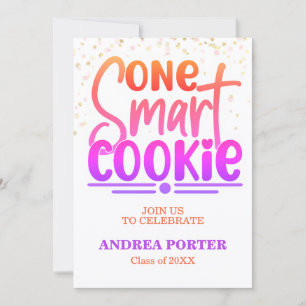 Convite Festa de Formatura One Smart Cookie