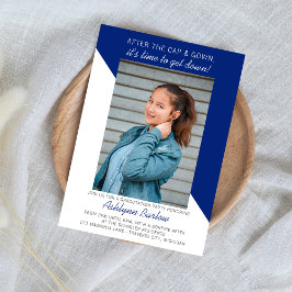 Convite Festa de formatura Open House 2025 Photo Blue