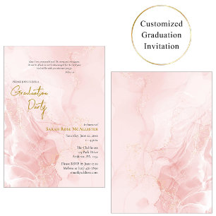 Convite Festa de Formatura Ortodoxa Pink Gold 2026