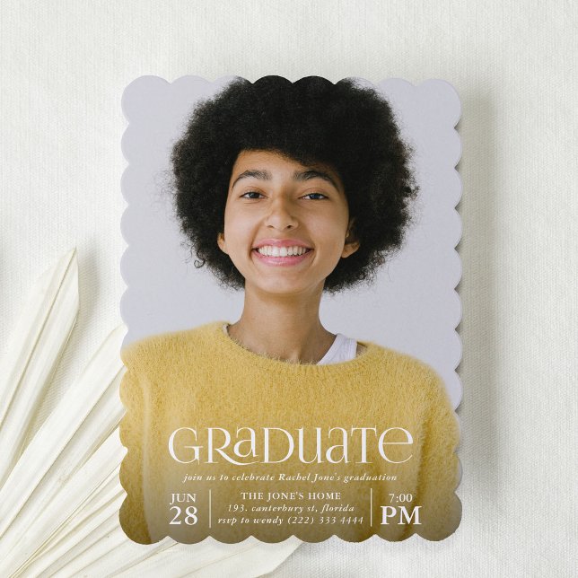 Convite Festa de Formatura Personalizada com Foto do Gradu (Criador carregado)