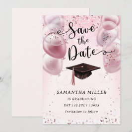 Convite Festa de Formatura Personalizada Salve a Data