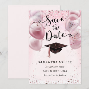 Convite Festa de Formatura Personalizada Salve a Data