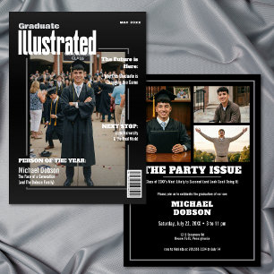 Convite Festa de Formatura Preta da Revista Four Photo