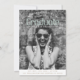 Convite Festa de formatura Retroativa Vintage | Foto