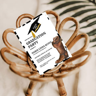 Convite Festa de formatura Russo de Cowboy Ocidental