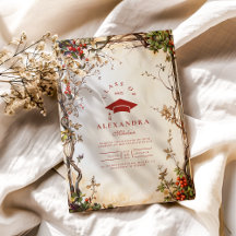 Festa de formatura Russo de Flores Selvagens