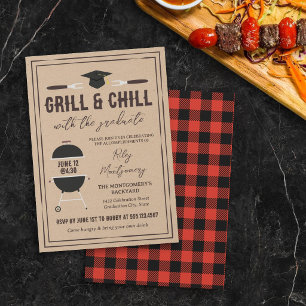 Convite Festa de Formatura Rustic Grill & Chill