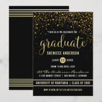 Festa de formatura | Shimmering Dourado Confetti