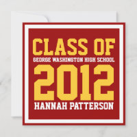 Festa de formatura Vermelha Uniforme de Jersey