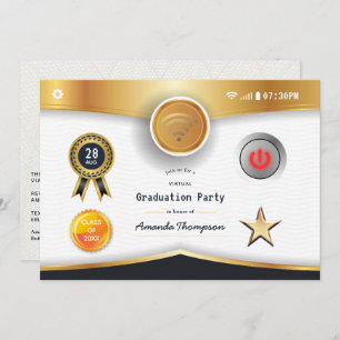 Convite Festa de formatura virtual
