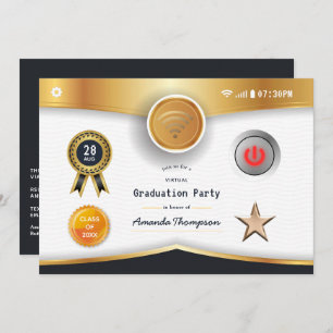 Convite Festa de formatura virtual