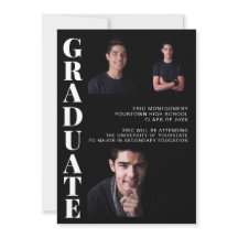 Festa de formatura Virtual 3 Foto Preta