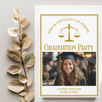 Festa de Foto da Faculdade de Direito Dourado Chic