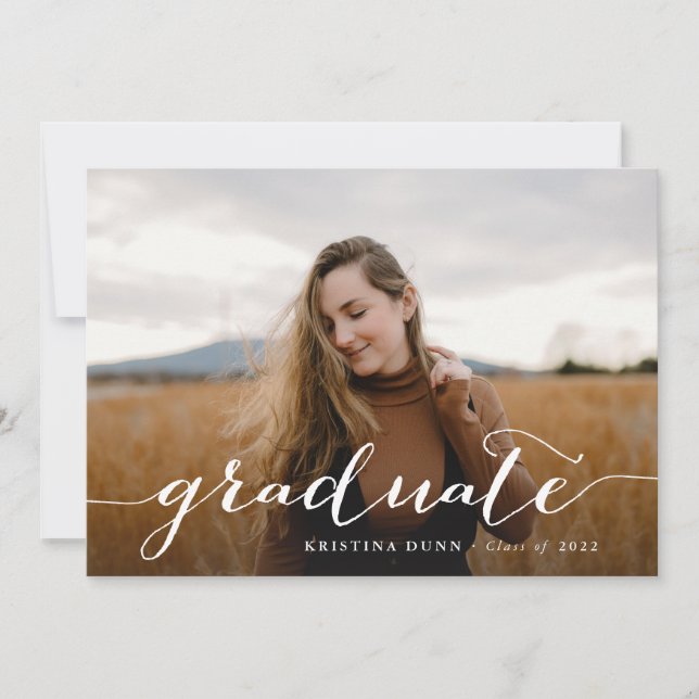 Convite Festa de Fotografia frente e verso de Graduação de (Frente)