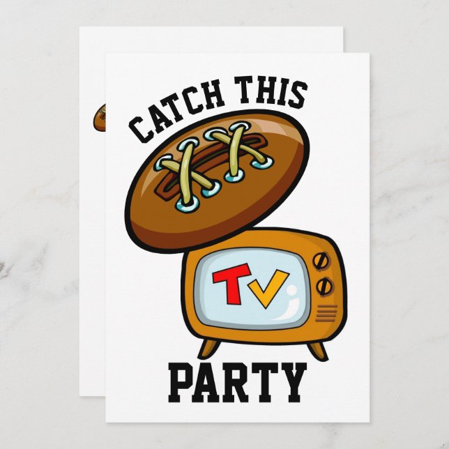 Convite Festa de Futebol (Frente/Verso)