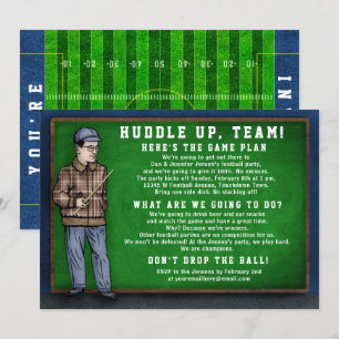 Convite Festa de Futebol Discurso Engraçado do Treinador C