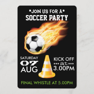 Convite Festa de Futebol ou Soccer
