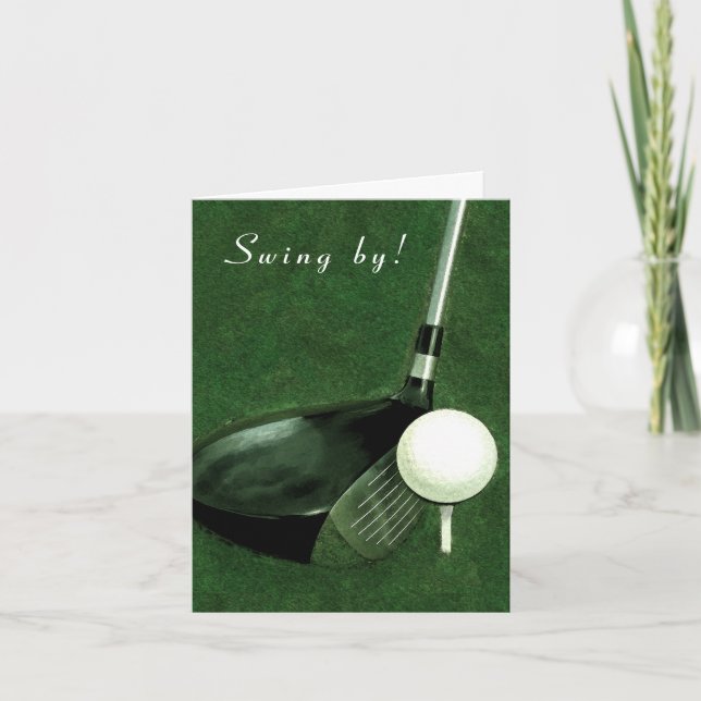 Convite Festa de Golfe (Frente)