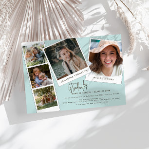 Convite Festa de Graduação Conjunta Minimalista Moderna co