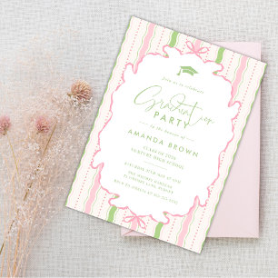 Convite Festa de Graduação Desenhada à Mão Retro 2026