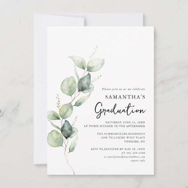 Convite Festa de Graduação Foto Formando 2025 (Frente)