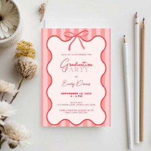 Convite Festa de Graduação Fronteira Retro Caprichosa