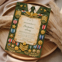 Convite Festa de Graduação Honra e Valor